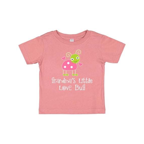 Inktastic Grandma Little Love Bug Grandchild Girls Baby T-Shirt