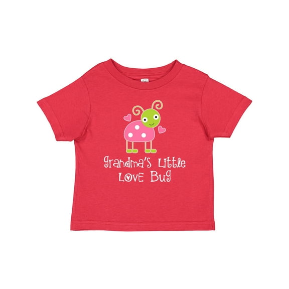 Inktastic Grandma Little Love Bug Grandchild Girls Baby T-Shirt