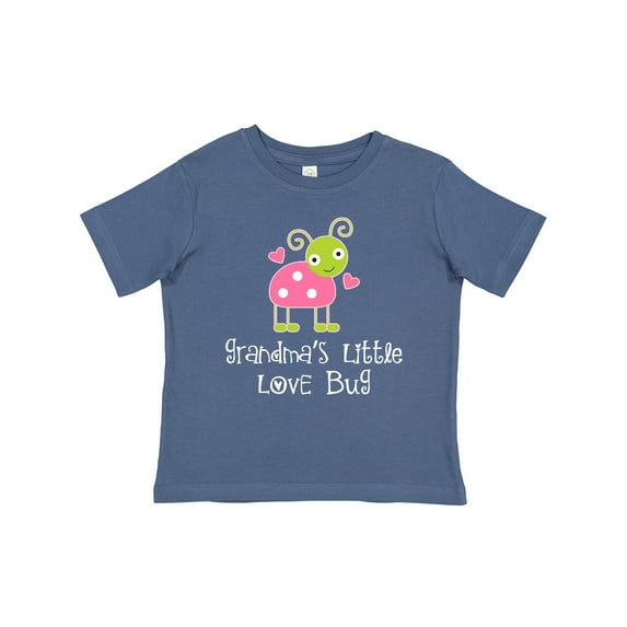 Inktastic Grandma Little Love Bug Grandchild Girls Baby T-Shirt