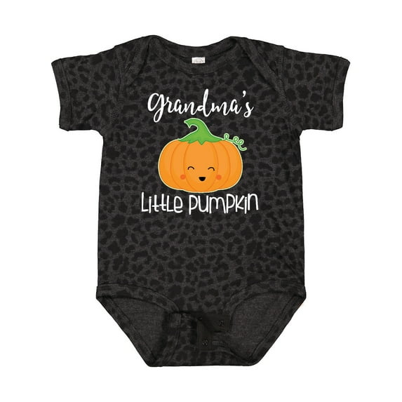 Inktastic Grandma Little Pumpkin Halloween Boys or Girls Baby Bodysuit
