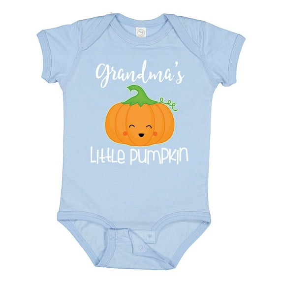 Inktastic Grandma Little Pumpkin Halloween Boys or Girls Baby Bodysuit