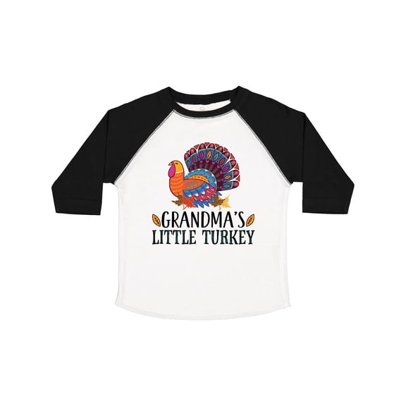 Inktastic Grandma Little Turkey Thanksgiving Boys or Girls Toddler T-Shirt