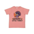 thumbnail image 1 of Inktastic Grandma Little Turkey Thanksgiving Boys or Girls Toddler T-Shirt, 1 of 5