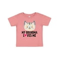 thumbnail image 1 of Inktastic Grandma Loves Me Girls Baby T-Shirt, 1 of 5