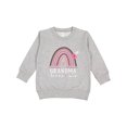 thumbnail image 1 of Inktastic Grandma Loves Me Girls Boho Rainbow Toddler Sweatshirt, 1 of 4