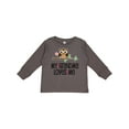 thumbnail image 1 of Inktastic Grandma Loves Me Girls Owl Girls Long Sleeve Toddler T-Shirt, 1 of 5