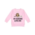 thumbnail image 1 of Inktastic Grandma Loves Me Girls Owl Toddler Sweatshirt, 1 of 4