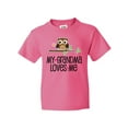 thumbnail image 1 of Inktastic Grandma Loves Me Girls Owl Youth T-Shirt, 1 of 5