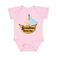 thumbnail image 1 of Inktastic Grandma Loves Me Grandchild Boys Baby Bodysuit, 1 of 5