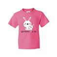 thumbnail image 1 of Inktastic Grandma Loves Me- bunny family Youth T-Shirt, 1 of 5