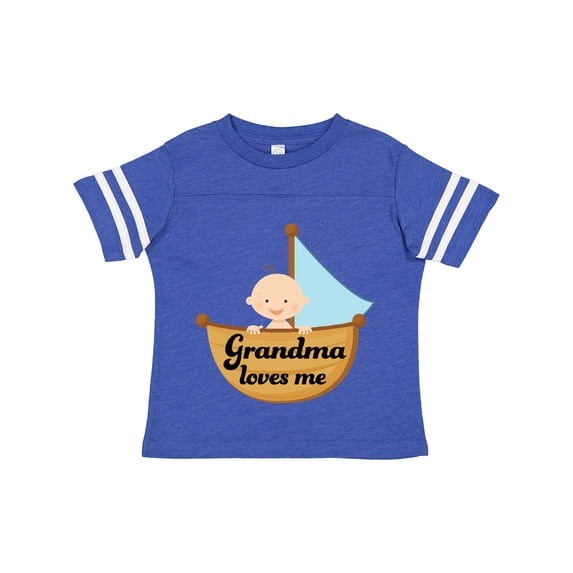 Inktastic Grandma Loves Me grandchild Boys Toddler T-Shirt