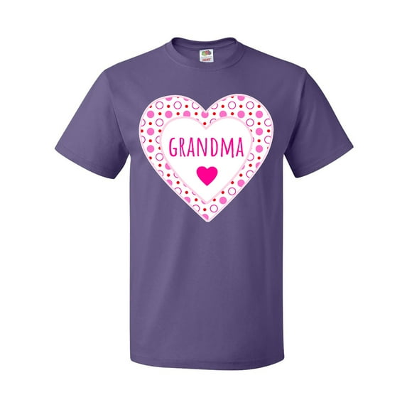 Inktastic Grandma Pink Valentine Hearts T-Shirt