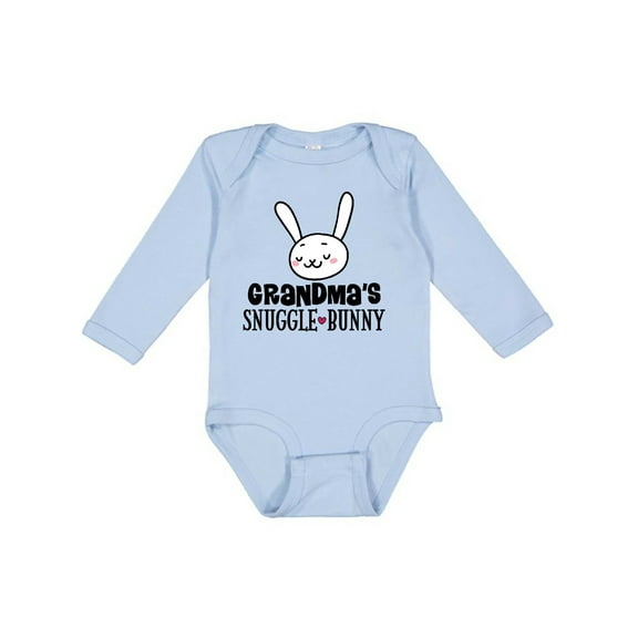 Inktastic Grandma Snuggle Bunny Easter Boys or Girls Long Sleeve Baby Bodysuit