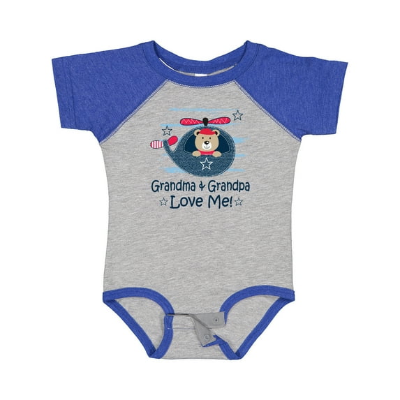 Inktastic Grandma and Grandpa Love Me Boys Boys or Girls Baby Bodysuit