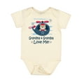 thumbnail image 1 of Inktastic Grandma and Grandpa Love Me Boys Boys or Girls Baby Bodysuit, 1 of 5