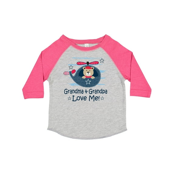 Inktastic Grandma and Grandpa Love Me Boys Boys or Girls Toddler T-Shirt