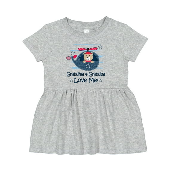 Inktastic Grandma and Grandpa Love Me Boys Girls Baby Dress