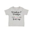 thumbnail image 1 of Inktastic Grandma and Grandpa Love Me Heart Grandchild Boys or Girls Toddler T-Shirt, 1 of 5