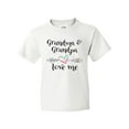 thumbnail image 1 of Inktastic Grandma and Grandpa Love Me- Heart Grandchild Youth T-Shirt, 1 of 5