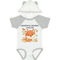 thumbnail image 1 of Inktastic Grandma and Grandpa Love Me Little Fox Boys or Girls Baby Bodysuit, 1 of 5