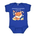 thumbnail image 1 of Inktastic Grandma and Grandpa Love Me Little Fox Boys or Girls Baby Bodysuit, 1 of 5