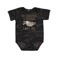 thumbnail image 1 of Inktastic Grandma and Grandpa Love Me Sloth Girls Baby Bodysuit, 1 of 5