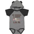 thumbnail image 1 of Inktastic Grandma and Grandpa Love Me Sloth Girls Baby Bodysuit, 1 of 5
