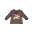 thumbnail image 1 of Inktastic Grandma and Grandpa Love Me- little fox Boys or Girls Long Sleeve Toddler T-Shirt, 1 of 5