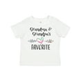 thumbnail image 1 of Inktastic Grandma and Grandpas Favorite- Heart Grandchild Boys or Girls Toddler T-Shirt, 1 of 5