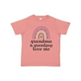 thumbnail image 1 of Inktastic Grandma and Grandpop Rainbow for Girls Girls Toddler T-Shirt, 1 of 5