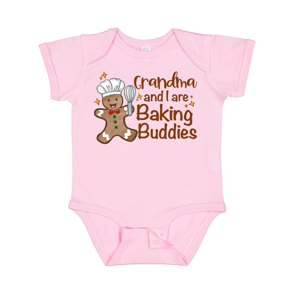 Inktastic Grandma and I Are Baking Buddies Boys or Girls Baby Bodysuit