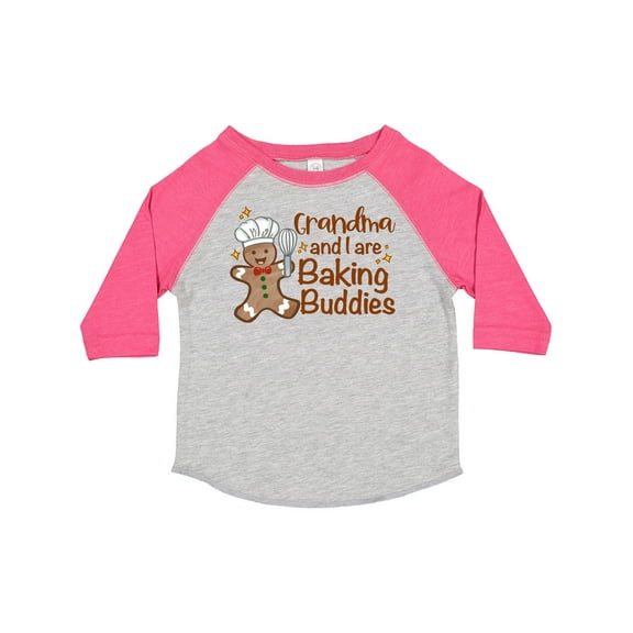 Inktastic Grandma and I Are Baking Buddies Boys or Girls Toddler T-Shirt