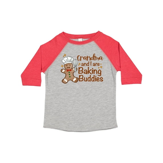 Inktastic Grandma and I Are Baking Buddies Boys or Girls Toddler T-Shirt