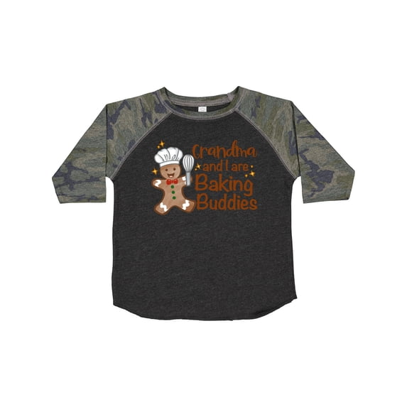 Inktastic Grandma and I Are Baking Buddies Boys or Girls Toddler T-Shirt