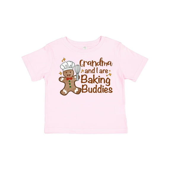 Inktastic Grandma and I Are Baking Buddies Boys or Girls Toddler T-Shirt