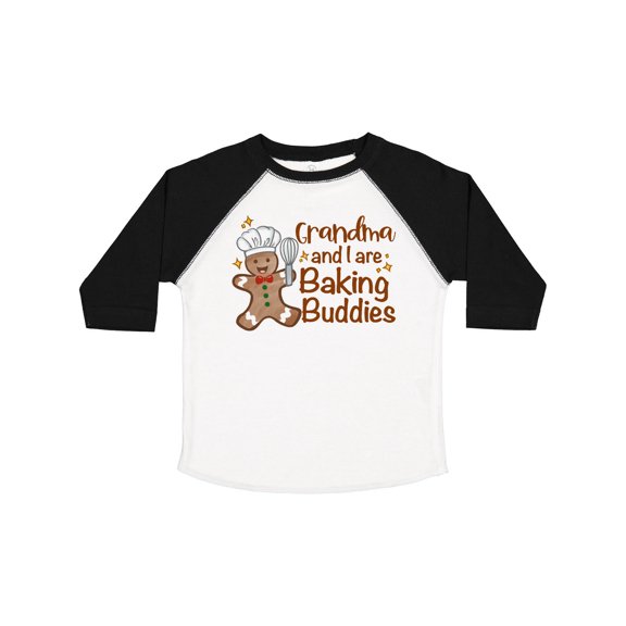 Inktastic Grandma and I Are Baking Buddies Boys or Girls Toddler T-Shirt