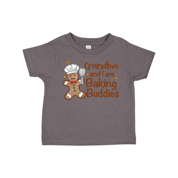 Inktastic Grandma and I Are Baking Buddies Boys or Girls Toddler T-Shirt