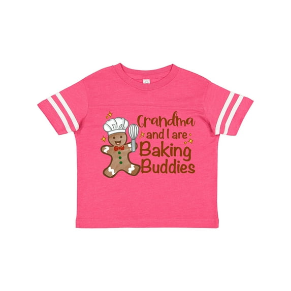 Inktastic Grandma and I Are Baking Buddies Boys or Girls Toddler T-Shirt