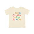 thumbnail image 1 of Inktastic Grandma and Papa Love Me Boys or Girls Baby T-Shirt, 1 of 5