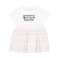 thumbnail image 1 of Inktastic Grandma is My Bestie Girls Baby Dress, 1 of 5