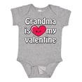 thumbnail image 1 of Inktastic Grandma is My Valentine Boys or Girls Baby Bodysuit, 1 of 5