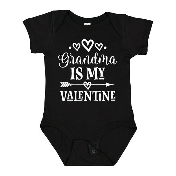 Inktastic Grandma is My Valentine Boys or Girls Baby Bodysuit