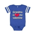 thumbnail image 1 of Inktastic Grandma is My Valentine Boys or Girls Baby Bodysuit, 1 of 5
