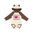 thumbnail image 1 of Inktastic Grandma is My Valentine Boys or Girls Long Sleeve Baby Bodysuit, 1 of 5