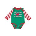 thumbnail image 1 of Inktastic Grandma is My Valentine Boys or Girls Long Sleeve Baby Bodysuit, 1 of 5