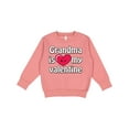 thumbnail image 1 of Inktastic Grandma is My Valentine Toddler Sweatshirt, 1 of 4