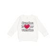 thumbnail image 1 of Inktastic Grandma is My Valentine Toddler Sweatshirt, 1 of 4