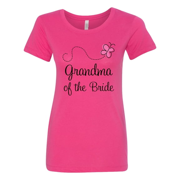 Inktastic Grandma of the Bride Women's T-Shirt