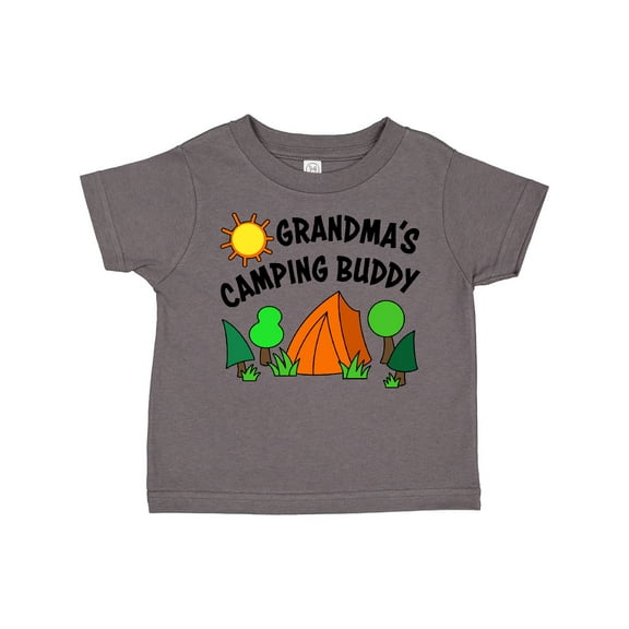 Inktastic Grandma's Camping Buddy Boys or Girls Toddler T-Shirt