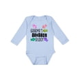 thumbnail image 1 of Inktastic Grandma's Fishing Buddy with Colorful Fish Boys or Girls Long Sleeve Baby Bodysuit, 1 of 5